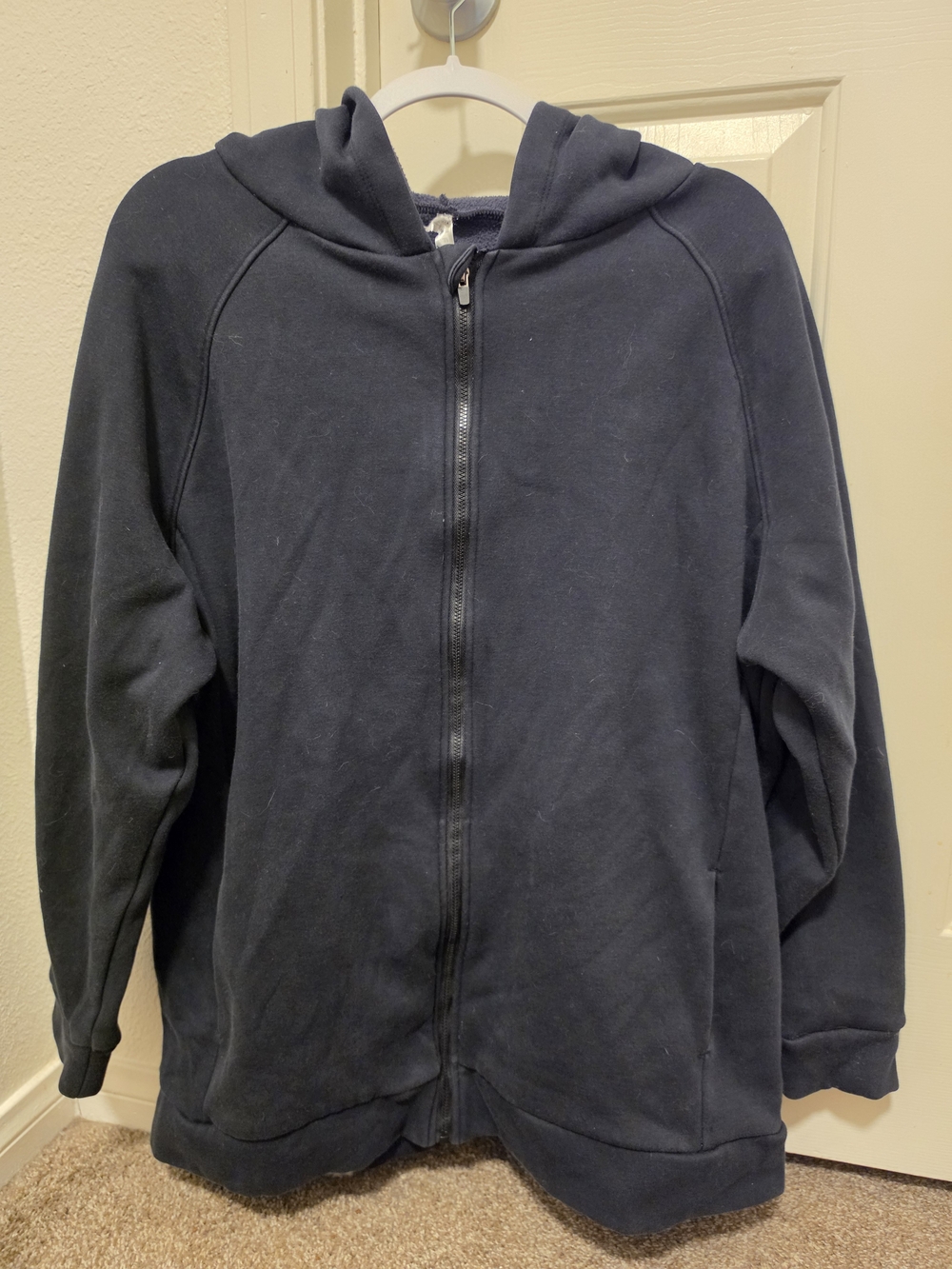 Fabletics Full-Zip Hooded Sweatshirt - Black